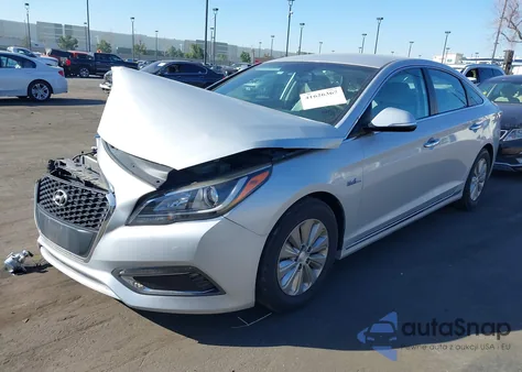 2017 Hyundai Sonata Hybrid Se из США, поврежденный, VIN KMHE24L19HA059190